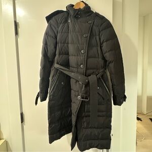 Burberry Parka with Hood Black Medium